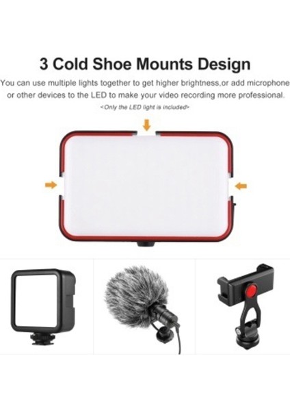 Sagrado LED Video Işığı Fotoğraf Dolgu Işığı 170 Adet LED Boncuk Su Geçirmez Lamba Canlı Akış Için Mini Ballhead Adaptörü ile (Yurt Dışından) fırsatları