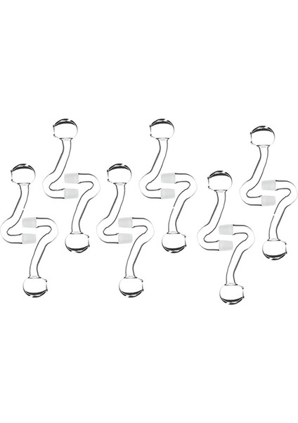 Borosilikat Camdan Cam Bağlantı Adaptörü 10MM (48 Adet) (Yurt Dışından)