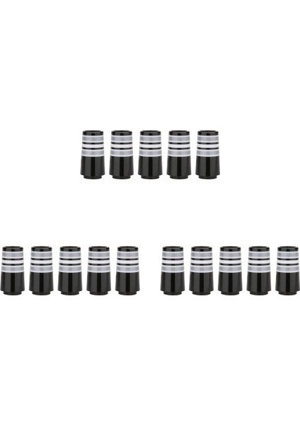 15 Adet Golf Ferülleri 0.355 Ucu Ütüler Mil Kol Adaptörü Yüksük Golf Demir Kulübü Ferüller Değiştirme, Gri (Yurt Dışından)