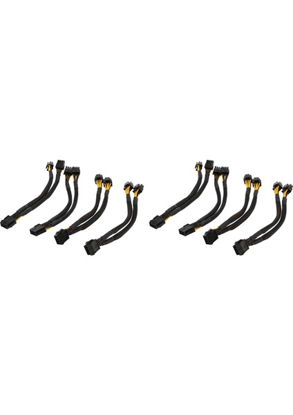 Adet Cpu 8 Pin Splitter Atx Cpu 8 Pin Dişi Çift 8(4+4) Pin Erkek Eps 12V Anakart Güç Adaptör Kablosu (Yurt Dışından)