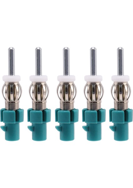 5x Araba Stereo Anten Adaptörü Fm Am Radyo Konektörü - Araba Alıcısı Için Fakra'dan Dın Anten Fişi Dönüştürücüye (Yurt Dışından)