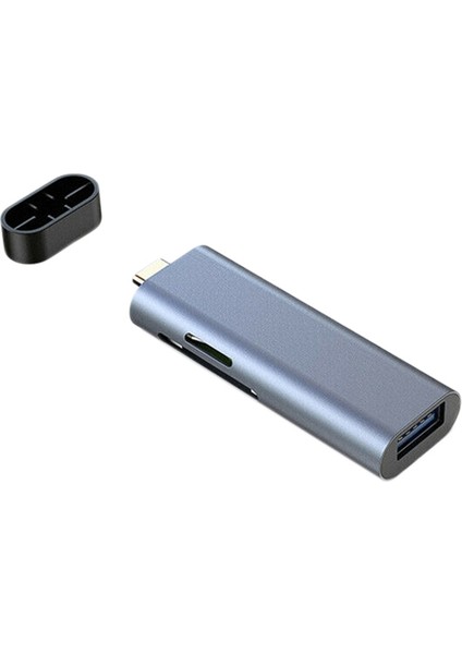 Sagrado 4'ü 1 Arada USB 3.0 Tip-C 3.1 Tf Sd Kart Okuyucu Akıllı Telefon Hafıza Kartı Okuyucu Için Otg Hub Adaptörü (Yurt Dışından)