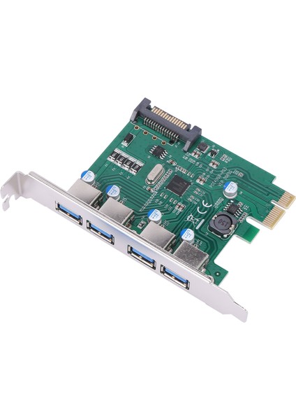Sagrado SRAPCI033 Genişletme Kartı, 4 Bağlantı Noktalı Pci-E - USB 3.0 Adaptör Kartı, USB Çalışırken Takma Işlevini , Windows Sistemini (Yurt Dışından)