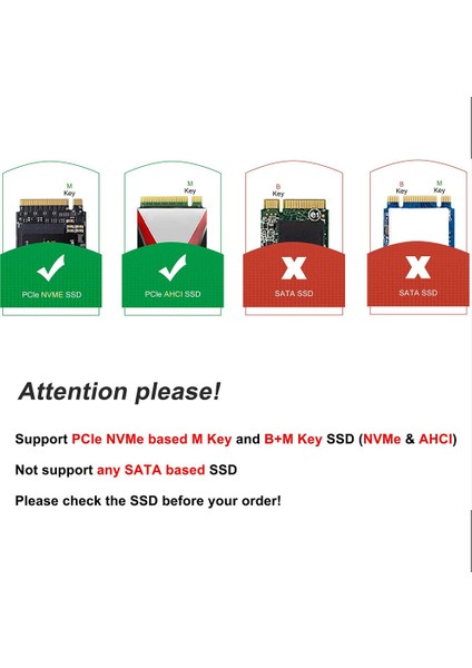 Sagrado M.2 Adaptörü M.2 Nvme SSD Adaptörü Dizüstü Bilgisayar Için Hava Pro 2013 2014 2015 A1465 A1466 A1502 A1398, 10 Adet (Yurt Dışından) modelleri