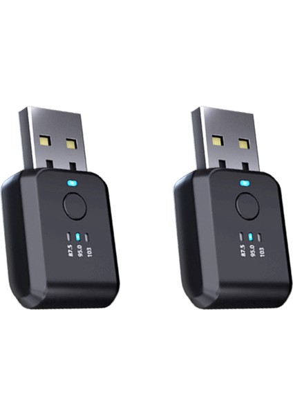 2x Fm Verici Araba Kablosuz Bluetooth 5.0 Radyo Araç Kiti Handsfree Ses Adaptörü Gürültü Aksesuarları Yok (Yurt Dışından)
