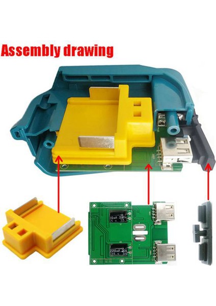 3 Adet Konnektör Terminal Bloğu Li-Ion Pil Için Yedek Pil Konektörü Adaptör Konnektör Soket Aracı (Yurt Dışından) fırsatları
