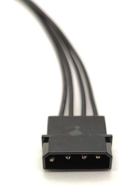 Sagrado 6 Adet 4pın Ide Sata Adaptörü 1 Ila 5 Kablo Serisi Ata Güç Uzatma Kablosu 18AWG 5 Katmanlı HDD Kafesi Btc Madencilik (Yurt Dışından)
