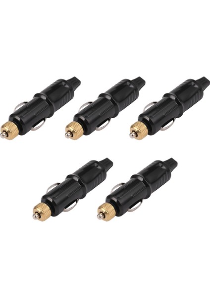 5x 12/24V Yedek Araç Çakmak Soketi Fiş Adaptörü Şarj Cihazı + Sigorta Seti (Yurt Dışından)