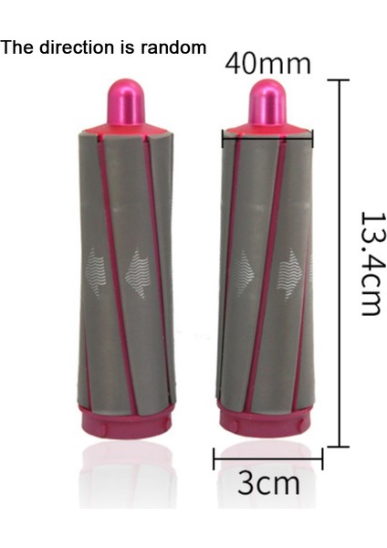 Süpersonik Saç Kurutma Makinesi Için 2 Adet Curling Eki Curling Varil 40 mm ve Adaptörleri Otomatik Kıvırma Şekillendirici Aracı (Yurt Dışından)