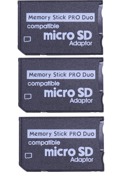 Psp Serisi Için 3x Mini Microsd Tf - Adaptör Sd Sdhc Kart Okuyucu (Yurt Dışından)