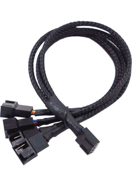 Sagrado 10 Adet 1 Ila 4 Bilgisayar Fanı Kablosu 4pin Pwm Sıcaklık Kontrolü Soğutma Fanı Kablosu Bilgisayar Adaptörü Kablo Ayırıcı Hub (Yurt Dışından)