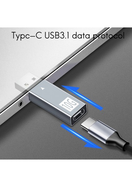 Sagrado 2 Adet USB Adaptörü Mini Taşınabilir Tip-C Dişi Usb3.1 Erkek Gen2 10GBPS 5V3A Şarj Veri Adaptörü (Yurt Dışından) modelleri