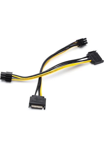 10 Adet 15PIN Sata 6pin Kablo Adaptör Konnektörü 6 P Pcı-E Express Adaptör Grafik Ekran Kartı Dönüştürücü Kablosu (Yurt Dışından) modelleri