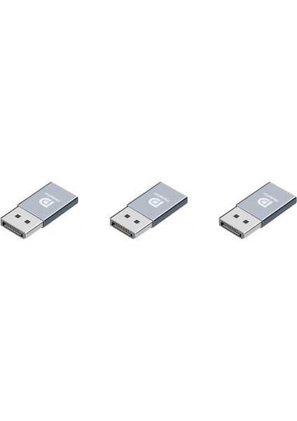 3x 4K Displayport Kukla Fiş Dp Sanal Ekran Adaptörü Edıd Başsız Hayalet Emulator Grafik Ekran Kartı Dolandırıcı (Yurt Dışından)