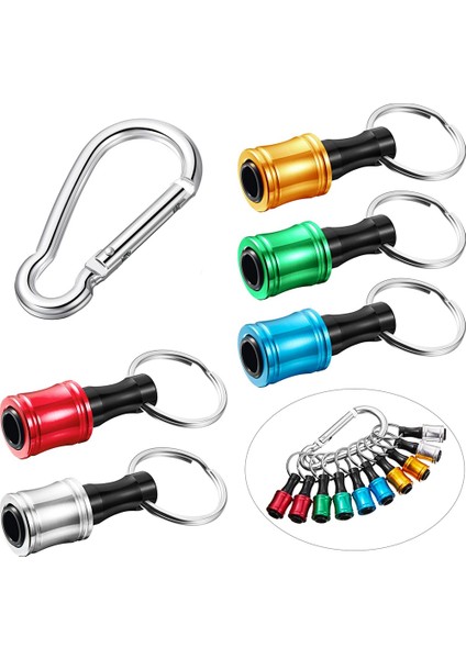 1/4 Inç Altıgen Anahtarlık, Uzatma Çubuğu Tornavida Uçları, Tutucu Soket Adaptörü Matkap Ucu, Hızlı Değişim Uç Tutucu (Yurt Dışından)