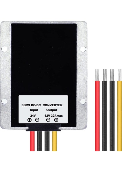 Sagrado Dc/dc Dönüştürücü Regülatör Redüktör 24V - Dc 12V 30A 360W Araç Güç Adaptörü (Yurt Dışından)