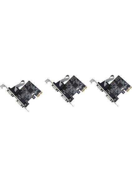 3x Pcie - Seri Bağlantı Noktaları RS232 Arayüzü Pcı-E Pcı Kart Adaptörü Endüstriyel Kontrol Bilgisayarı Genişletme Kartı (Yurt Dışından)