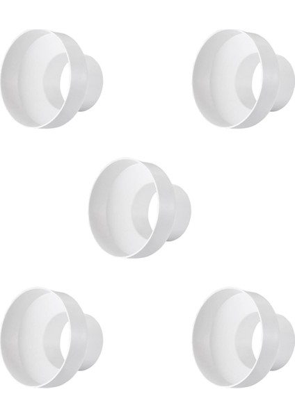 5x Havalandırma Borusu R Adaptör Borusu Hava Kanalı Adaptörü Boru Konnektörü Inline Havalandırma Sistemi Için (150-100MM) (Yurt Dışından)