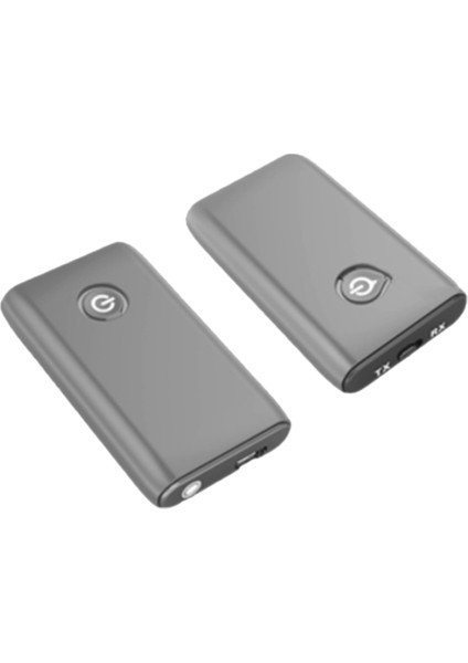 Bluetooth 5.0 Verici Alıcı, Pc/tv/ev Için 3,5 mm Aux Stereo Çıkışlı 2'si 1 Arada Kablosuz Adaptör (Yurt Dışından)