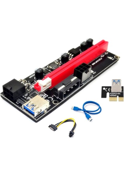 Sagrado Oci-E Adaptör Kartı USB 3.0 Yükseltici Kablo Pcı-E Grafik Kartı Kablosu Yükseltici Kart USB Genişletici VER009SPCI-E Adaptör Kablosu 2 Adet (Yurt Dışından)