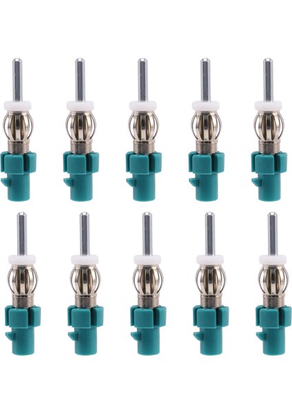 10X Araba Stereo Anten Adaptörü Fm Am Radyo Konektörü - Araba Alıcısı Için Fakra'dan Dın Anten Fişi Dönüştürücüye (Yurt Dışından)