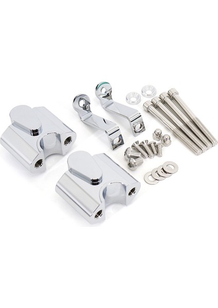 Motosiklet Gidonu Yükseltici Bar Montaj Kolu Kelepçe Montaj Kaldırma Kelepçesi Adaptörleri R18 2020-2022 (Yurt Dışından)