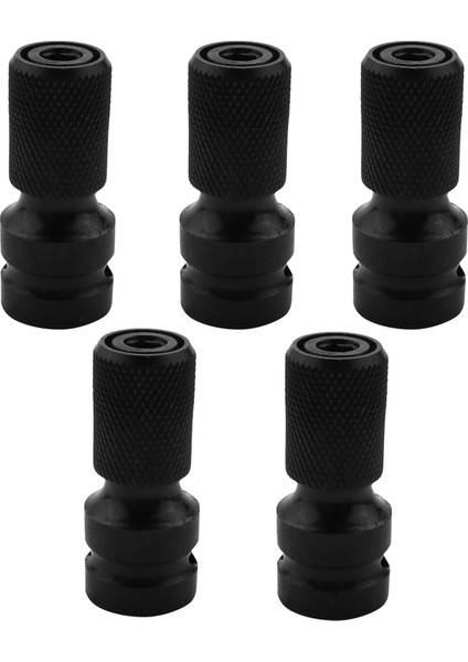 5x 1/2 Inç Kare 1/4 Inç Hex Cırcır Soket Anahtarı Soket Adaptörü Ingiliz Anahtarı Takımı Sürücü Dönüştürücü Darbe Aracı (Yurt Dışından)