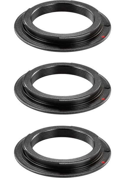 3x Siyah Metal Lens Montaj Adaptörü, M42 Lensli Kamera / 1d, 1ds Mark Iı, Iıı, Iv, 5d Mark Iı Için (Yurt Dışından)
