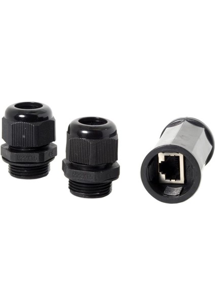 Sagrado 5 Paket RJ45 Su Geçirmez Konnektör IP67 Ethernet Ağ Kablosu Konektörü Dış Mekan Lan Çoğaltıcı Adaptörü Dişi Cat5, 6, 8P8C (Yurt Dışından) indirimleri