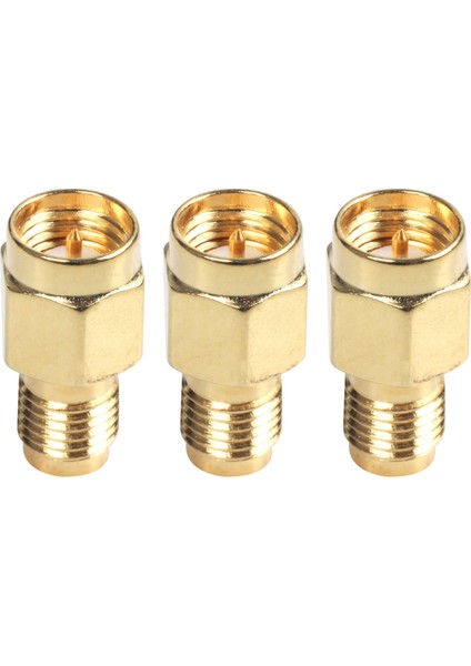 3x Dayanıklı Sma Erkek Fiş - Rp-Sma Dişi Rf Adaptör Konnektörü (Yurt Dışından)