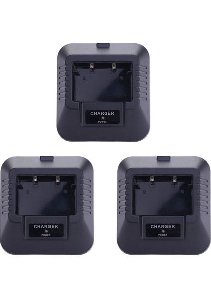 UV5R Plus UV5RE Plus Için 3x Radyo Adaptörü Şarj Cihazı Masaüstü Istasyonu (Yurt Dışından)