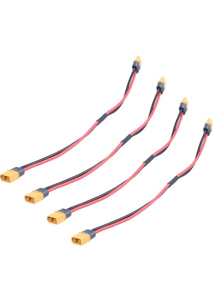4 Adet 28 cm 11 Inç XT60 -60 Erkek Dişi Fiş Konnektör Adaptörü Rc Için (Yurt Dışından)