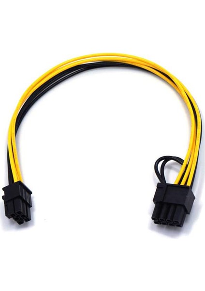 Sagrado 5 Adet Pcıe 6 Pin Erkek 8 Pin (6+2) Erkek Pcıe Adaptör Güç Kablosu Pcı Express Uzatma Kablosu 12.5 Inç (Yurt Dışından) fırsatları