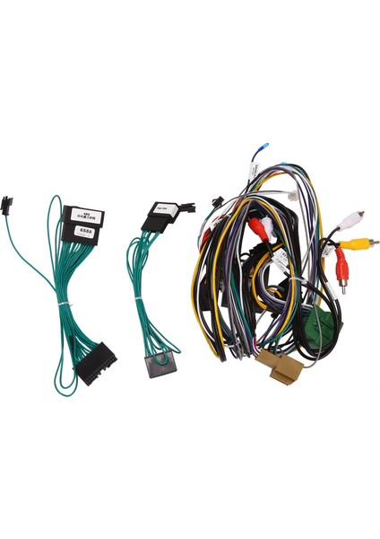Araç Ses 16PIN Güç Kablosu Adaptörü Ses Güç Kablo Demeti Cruze Regal Explorer 2015-2018 Için Canbus Kutusu ile (Yurt Dışından)