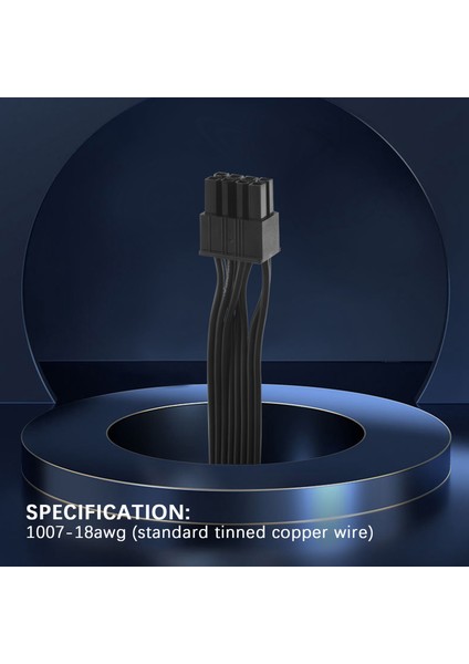 Sagrado 5 Adet Atx Cpu 8 Pin Erkek - Çift Pcıe 2x 8 Pin (6+2) Modüler Güç Kaynağı Için Erkek Güç Adaptörü Kablosu (63 cm + 23 Cm) (Yurt Dışından) indirimleri