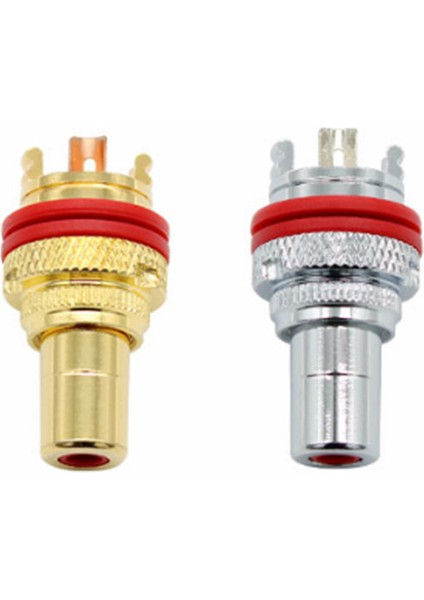 Sagrado Adet Rca Jack Hıfı Terminalleri Pom Yalıtım Rca Soket Adaptörü Av Terminali Fono Konektörü, Altın, Altın Kaplama (Yurt Dışından) fiyatları