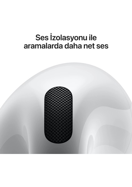 Airpods 4. Nesil Kablosuz Kulaklık – Şarj Kutusu Ekranlı, Müzik ve Çağrı için ideal