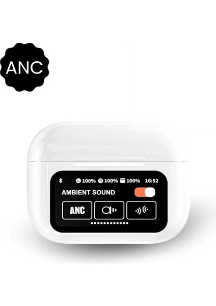3. Nesil Anc Bluetooth Kulaklık – LED Ekranlı Şarj Kutusu, Yüksek ses