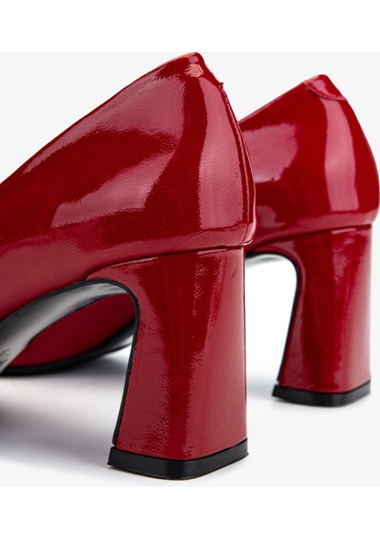 Kadın Hakiki Deri Kırmızı Topuklu Ayakkabı 492 55653 Bn Ayk Y25 Kırmızı fırsatları