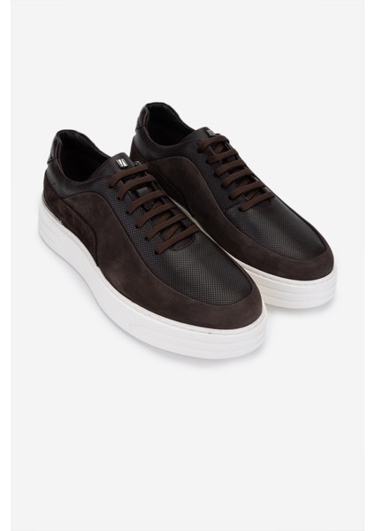 Erkek Hakiki Deri Casual Ayakkabı 698 1202-4 Erk Ayk Y25 Khv Nbk/khv fiyatları