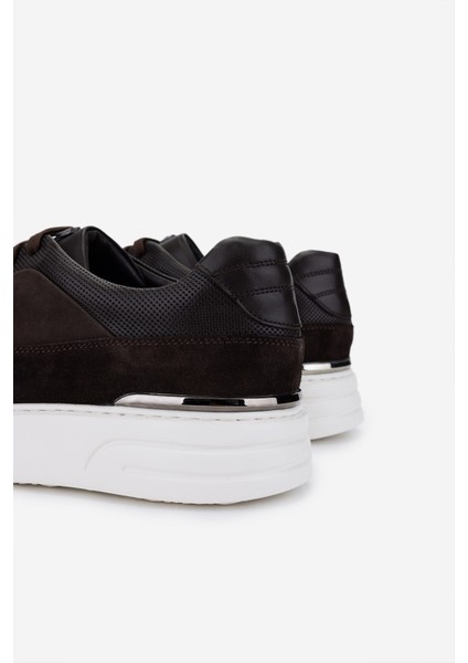 Erkek Hakiki Deri Casual Ayakkabı 698 1202-4 Erk Ayk Y25 Khv Nbk/khv indirimleri