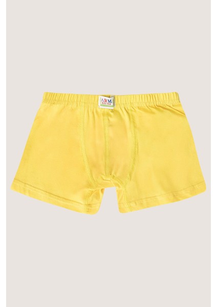 Erkek Çocuk Pamuklu Yumuşak ve Esnek Likralı boxer 3'lü Mavi Sarı Bordo fiyatları