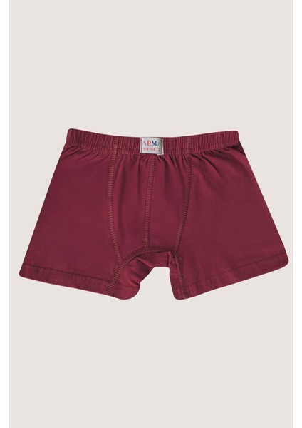 Erkek Çocuk Pamuklu Yumuşak ve Esnek Likralı boxer 3'lü Mavi Sarı Bordo fırsatları