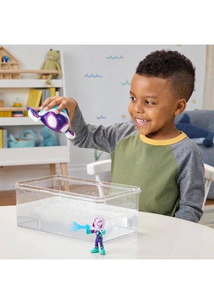 Marvel Spidey And His Amazing Friends Ghost-Spider & Ghost Turtle Figür Seti (Water Webs Serisi) modelleri