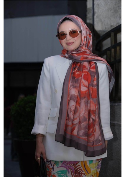 Soft Batik 0343 Koyu Vizon Şal