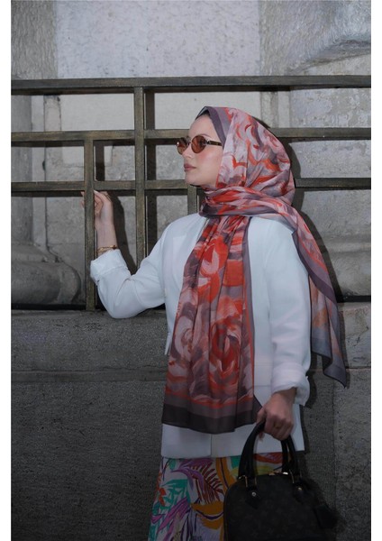 Soft Batik 0343 Koyu Vizon Şal
