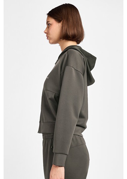 Kadın Antrenman Fermuarlı Sweatshirt 25B-2046 modelleri