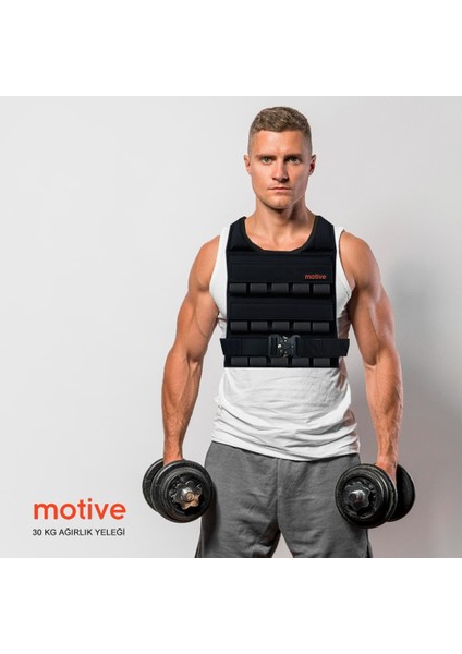 Motıve Exclusive Ağırlık Yeleği Özel Çantalı (Yelek Ağırlıkları Fiyata Dahil Değildir) 30 kg fiyatları