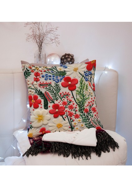 Embroıdery Ds2 Dijital Baskılı Kırlent Kılıfı fiyatları