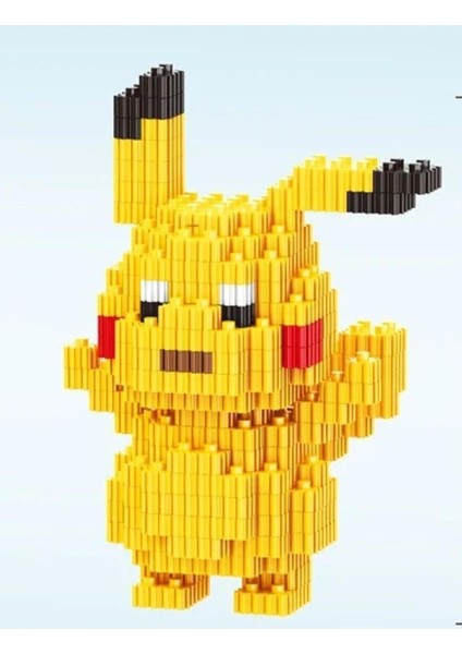 Pikachu 580 Parça Mini Blocks